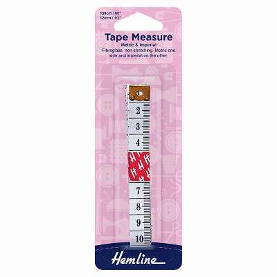 H251 Tape Measure: Metric/Imperial - 150cm..
